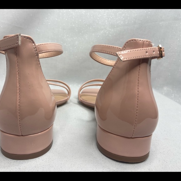 ❌SOLD❌14th And Union Jemma Strappy Sandal Nude Faux - Picture 3 of 14